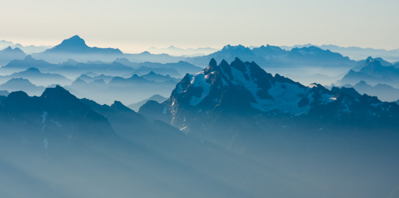 Morning Mist And The Cascades